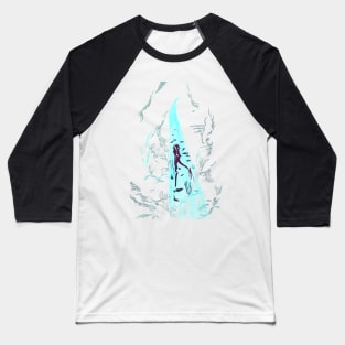 Cenote Scuba Diver Baseball T-Shirt